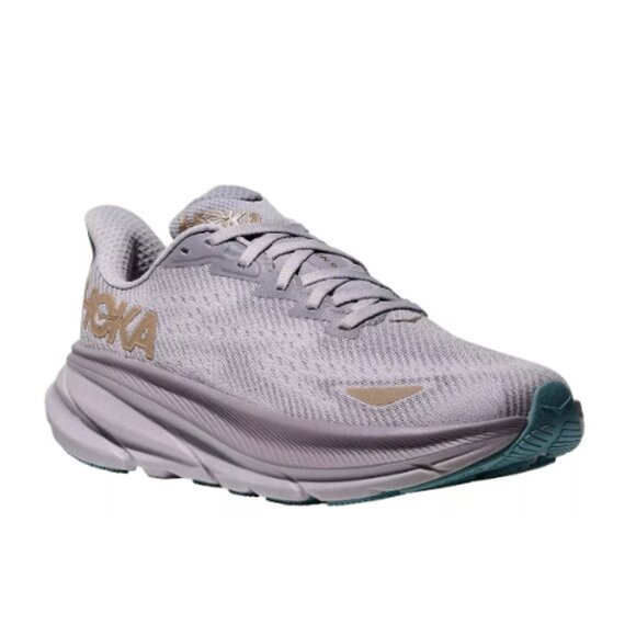 Clifton 9 GTX Women's Sneaker by Hoka/Grey - Picture 1 of 7